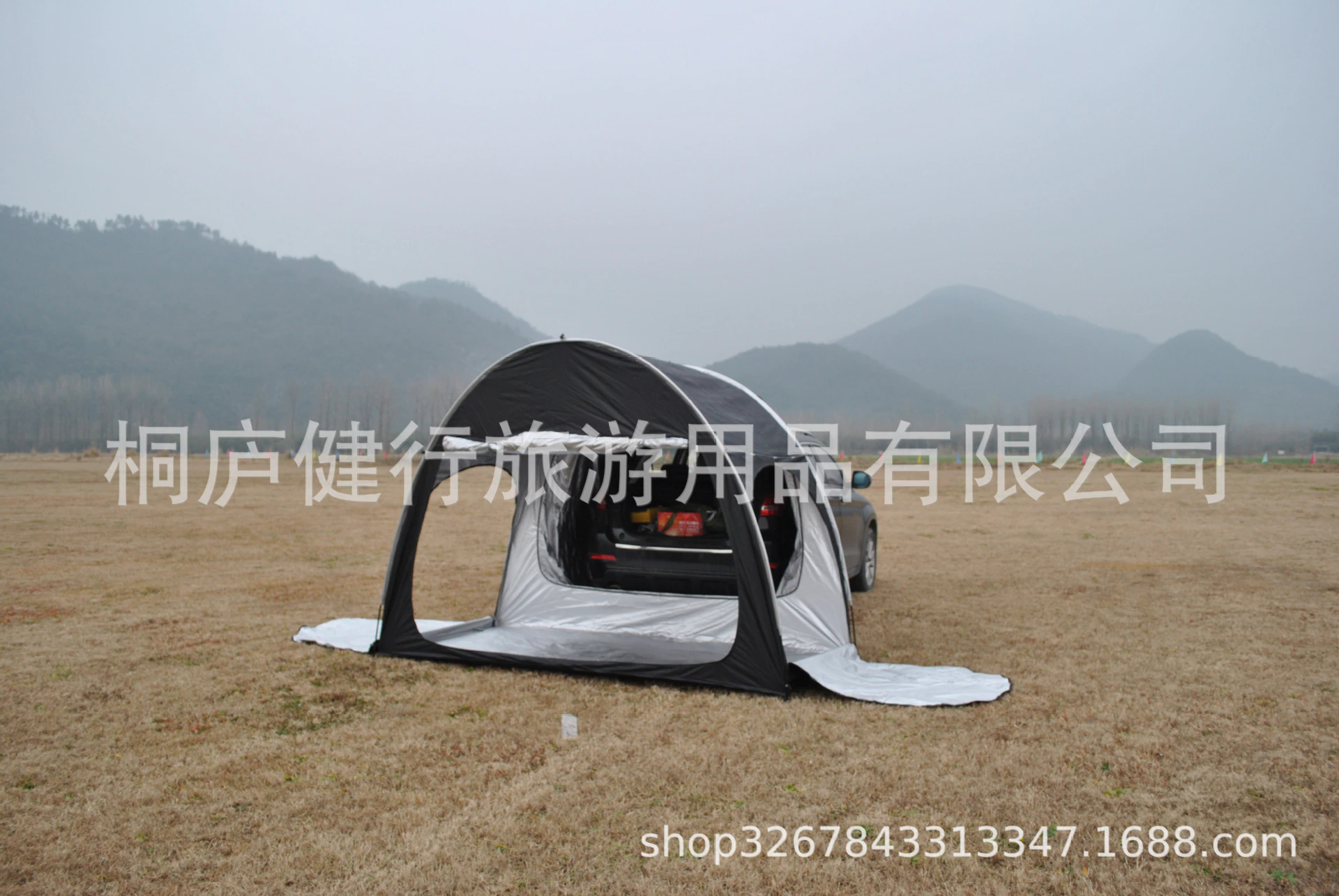 Cheap Goat Tents Outdoor Car Trunk Tent Sunshade Rainproof Tailgate Shade Awning Tent For SUV Car Self Driving Tour Barbecue Camping Tool   